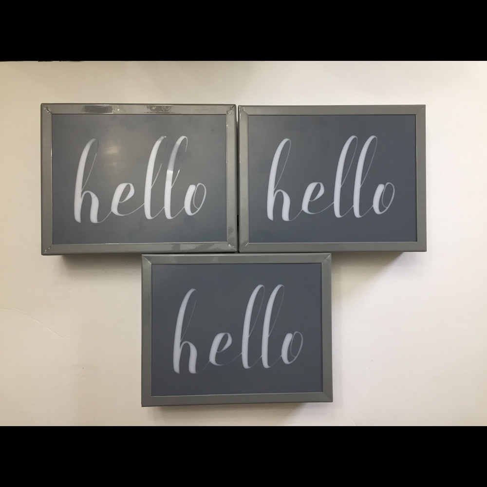 ALL (3) Hello Light Boxes - Picture 2 of 7
